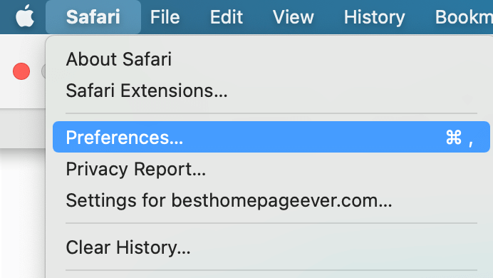 Safari Preferences